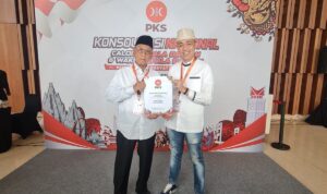 Slamet-Alfi mendapat dukungan dari PKS untuk melenggang di Pilkada Banyuasin 2024 (Dok. Humas Selfi / Seputarsumatera.com)