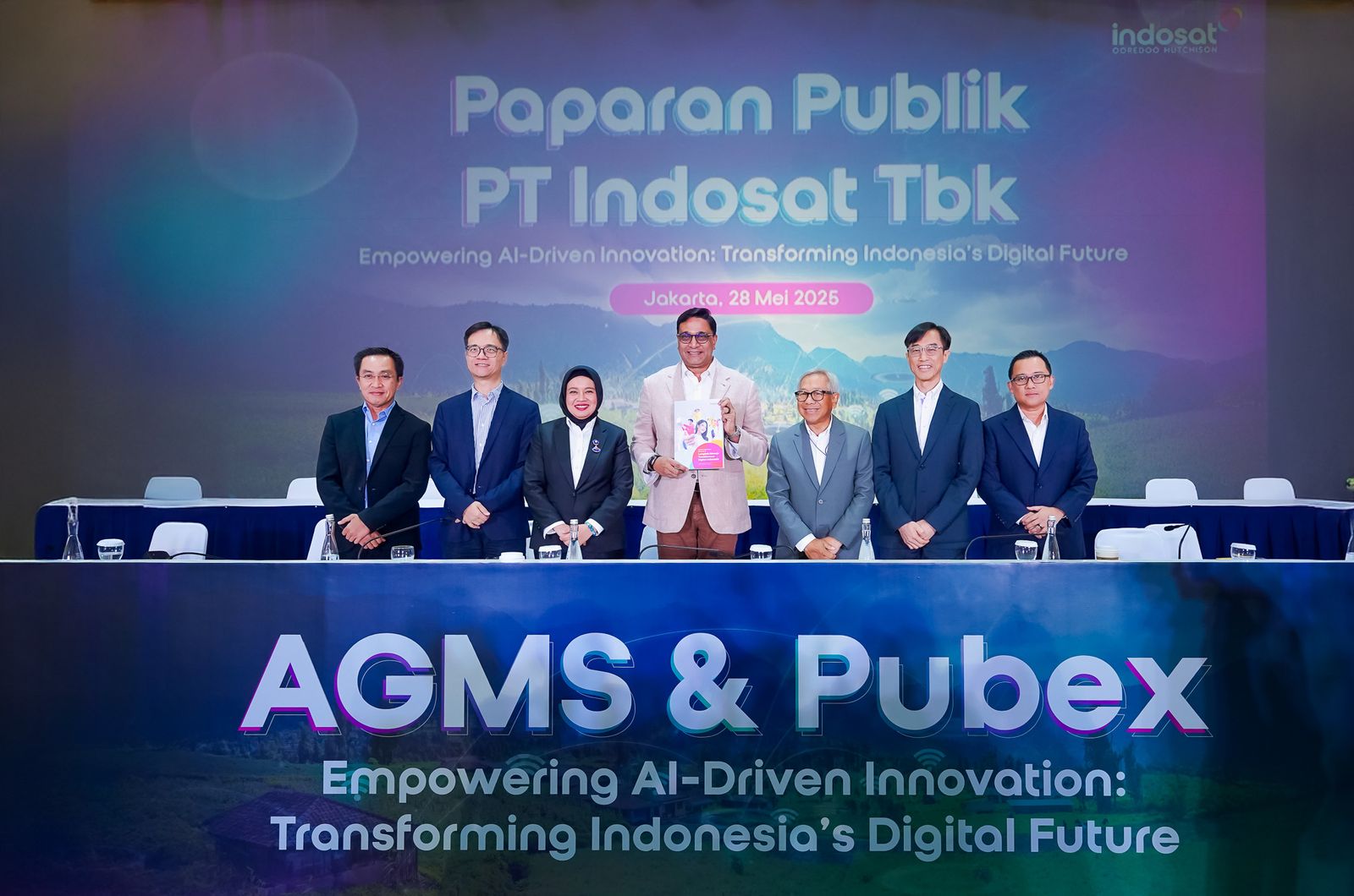 Dalam kegiatan RUPST Indosat, para pemegang saham menyetujui pembagian dividen (Dok. Humas Indosat)