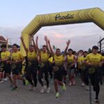 Antusiasme para peserta Prodia Healthy and Fun With Community saat memulai olahraga 5K Fun Run, Sabtu (23/8/25) (Seputarsumatera.com)