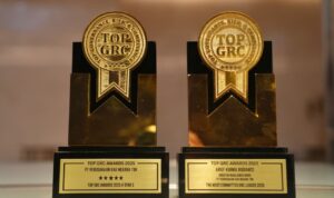 Atas implementasi GRC yang nyata, PGN diganjar sebagai Top GRC Awards 2025 #5 Star. Arief Kurnia Risdianto selaku Direktur Utama PGN juga meraih predikat The Most Committed GRC Leader 2025 (Dok. Humas PGN / Seputarsumatera.com)