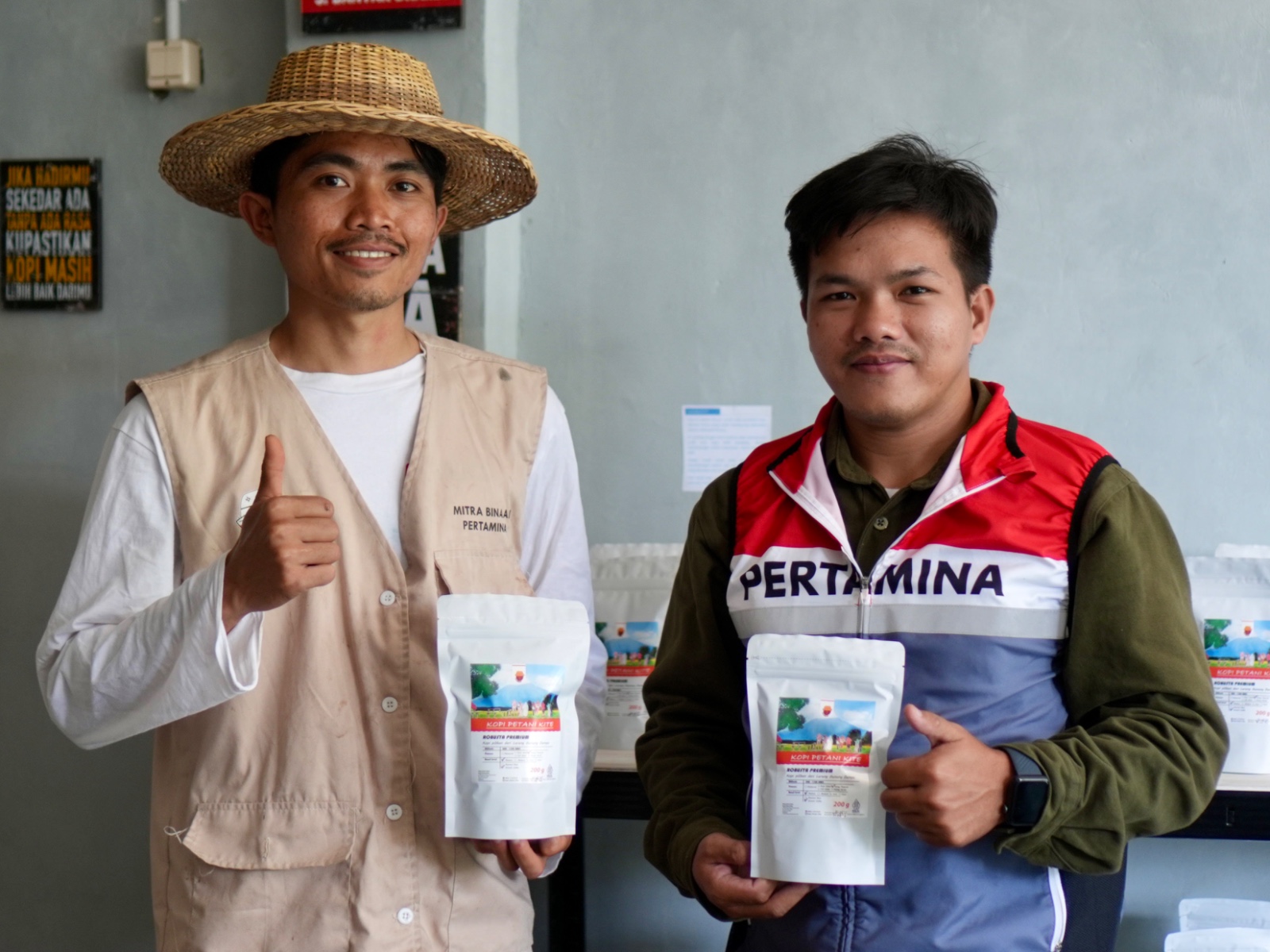 Pertamina Patra Niaga Regional Sumatera Bagian Selatan (Sumbagsel) membina Kopi Petani Kite (Dok. Humas Pertamina Patra Niaga Sumbagsel / Seputarsumatera.com)