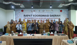 Otoritas Jasa Keuangan (OJK) Sumatera Selatan (Sumsel) bersama Pemerintah Kota (Pemkot) Palembang melalui forum Tim Percepatan Akses Keuangan Daerah (TPAKD), menyelenggarakan Rapat Koordinasi TPAKD Kota Palembang Tahun 2025 (Dok. Humas OJK Sumsel / Seputarsumatera.com)