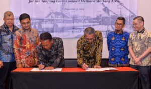 PGN dan Dart Energy menandatangani Perjanjian Jual Beli Gas (PJBG) dimana Dart Energy akan memasok CBM kepada PGN (Dok. Humas PGN / Seputarsumatera.com)