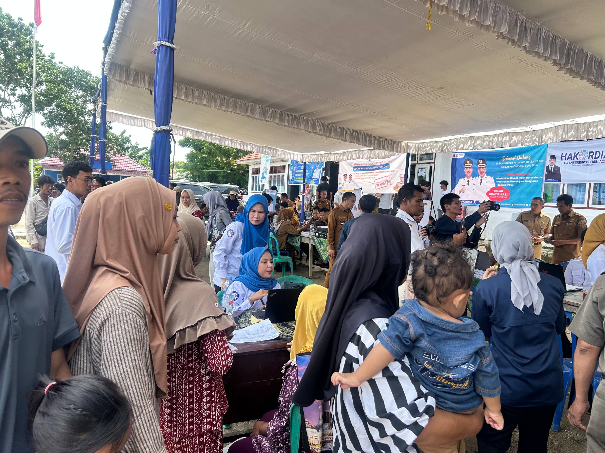 Komitmen layani masyarakat, BPJS Kesehatan hadir di pelayanan terpadu Kecamatan Pedamaran Timur OKI Sumsel (Dok. Humas BPJS Kesehatan / Seputarsumatera.com)