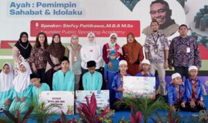 Pertamina Patra Niaga Regional Sumbagsel Berbagi Kebahagiaan di HUT ke-29, Santuni 200 Anak Yatim (Dok. Humas Pertamina Patra Niaga Sumbagsel)