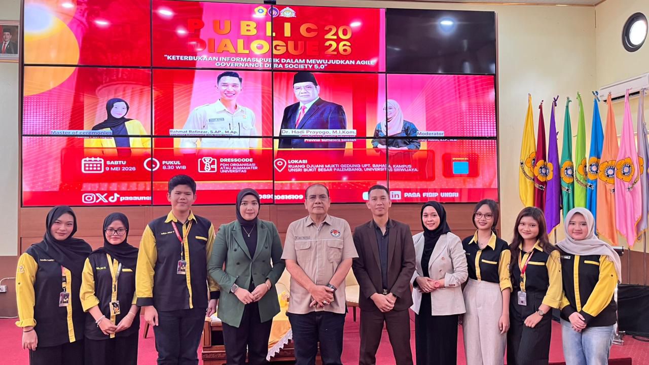 Sukses digelar PASA Fisip Unsri, ratusan peserta ramaikan Public Dialogue 2026 (Dok. Humas PASA Fisip Unsri / Seputarsumatera.com)