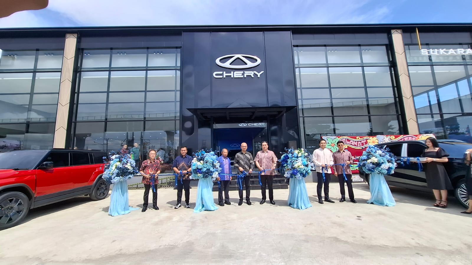 Peluncuran showroom dan dealer Chery Wonder Sukarami di Palembang Sumsel (Seputarsumatera.com)