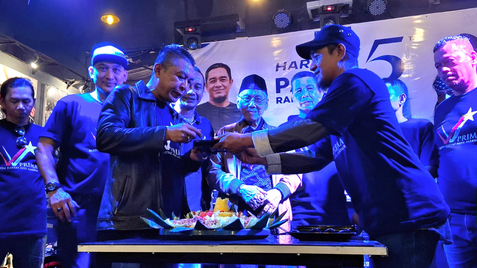 Partai PRIMA Palembang rayakan Hari Lahir partai ke-5 di Studio Rock 12 Palembang (Seputarsumatera.com)