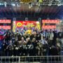 Para musisi Palembang yang sukses meramaikan panggung perayaan Anniversary ke-33 Gong Sriwijaya di Car Free Night (CFN) Palembang, Sabtu (6/6/2026) malam (Dok. Humas Gong Sriwijaya / Seputarsumatera.com)