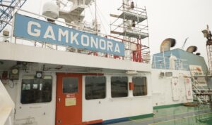 Kapal Tanker GT Gamkonora Pertamina yang segera tiba di Cilacap, Jawa Tengah dengan membawa sekitar 450.000 barel crude oil untuk mendukung kebutuhan energi dalam negeri (Dok. Humas Pertamina Patra Niaga)