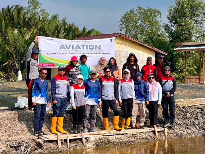 Lewat Aviation 2026, Pertamina Patra Niaga Sumbagsel semai mangrove dan harapan baru bagi masyarakat pesisir (Dok. Humas Pertamina Patra Niaga Sumbagsel / Seputarsumatera.com)