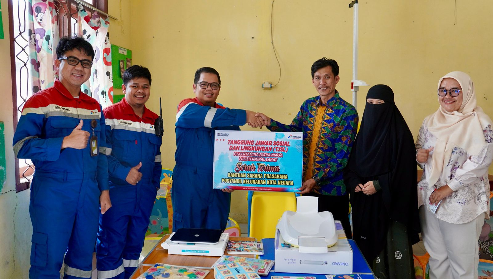 Pertamina Patra Niaga Sumbagsel Dukung Optimalisasi Pelayanan Posyandu di Kabupaten Lahat (Dok. Humas Pertamina Patra Niaga Sumbagsel / Seputarsumatera.com)