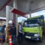 Pengisian BBM solar bersubsidi di SPBU di Jalan Kayuagung OKI Sumsel (Nefri Inge / Seputarsumatera.com)